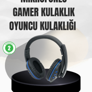 Stereo Oyun Kulaklığı – Güçlü Bas, Mikrofonlu ve Konforlu Tasarım