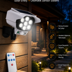 KAMERA GÖRÜNÜMLÜ SOLAR LAMBA