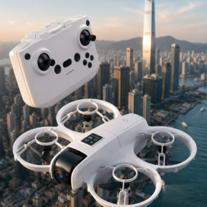 Işıklı Mini Drone Çift Batarya ve Yedek Pervane Setli