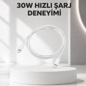 Yüksek Saflıkta Bakır Çekirdekli 30W Hızlı Şarj Kablosu