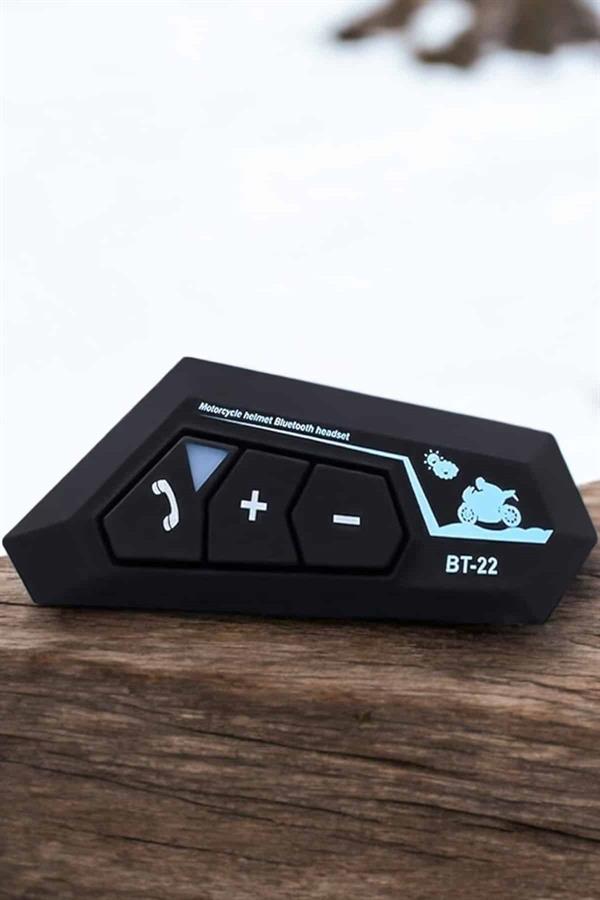 İnterkom Intercom Kask Kulaklık Bt22 Bluetooth Motosiklet Kulaklık 5.0 Bluetooth