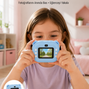 24MP HD Şipşak Kamera – Termal Baskılı, Çift Lensli HD