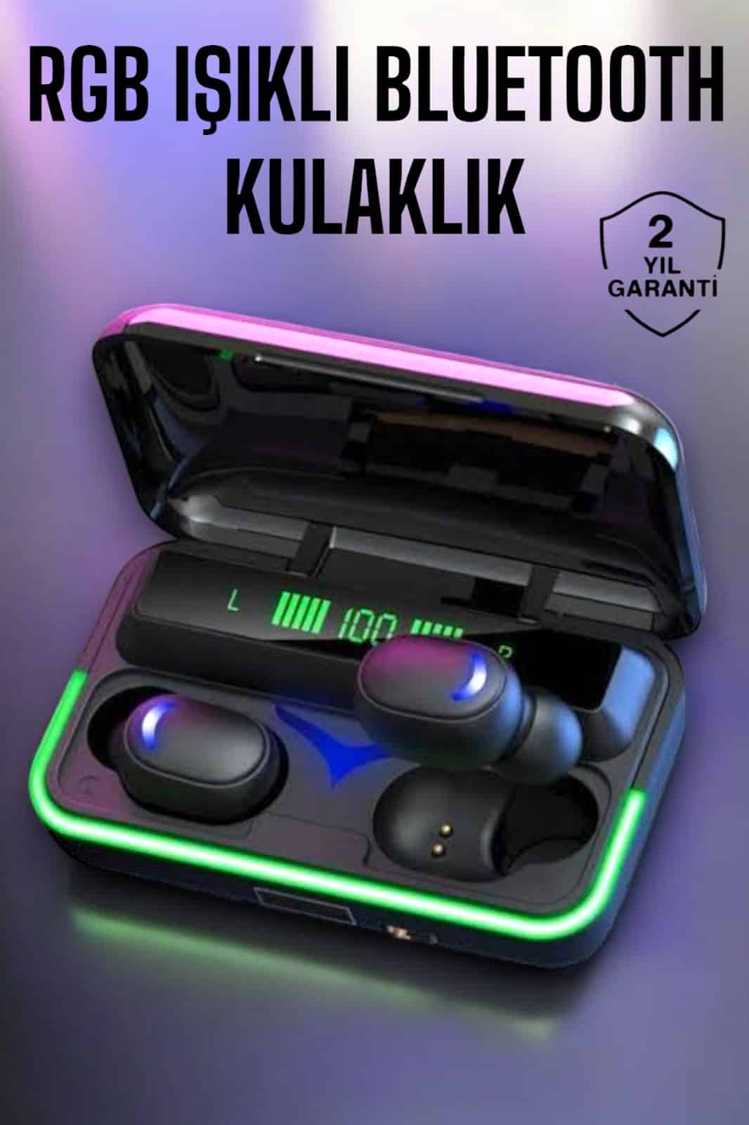 Powerbanklı Kulaklık: Android ve iOS Uyumlu Bluetooth E10 Modeli