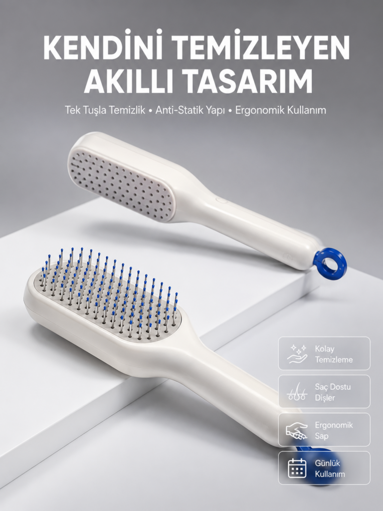 Kolay Temizlenen Fırçası Evcil Hayvanlara Özel Tüy Temizleme