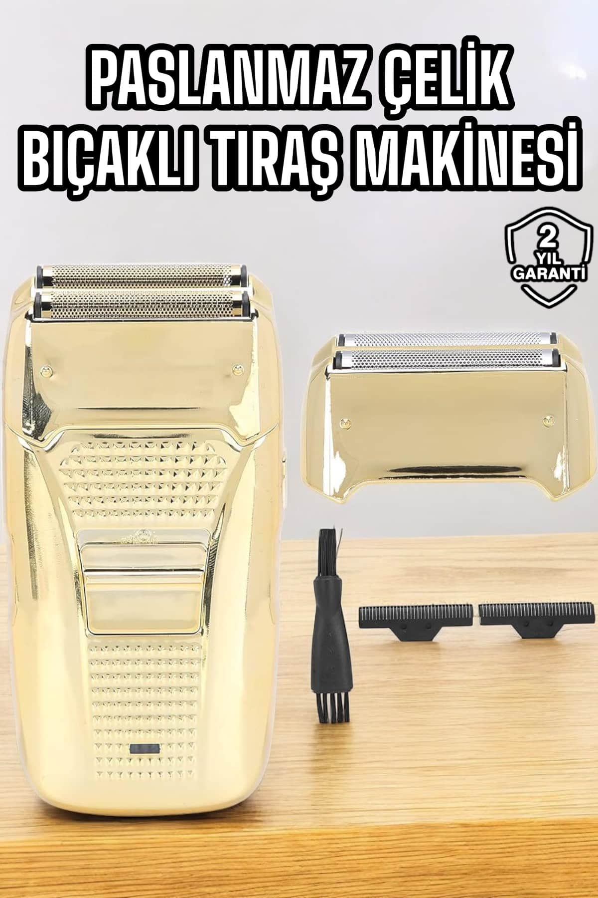 Şarjlı Paslanmaz Çelik Taşınabilir Tıraş Makinesi