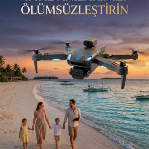 Canlı Görüntü Aktarımlı Katlanabilir Kamera Dron