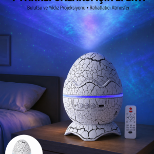 Gece Lambası Yumurta Işık Speaker Yeni Nesil Dinozor Yumurtası Görünümlü