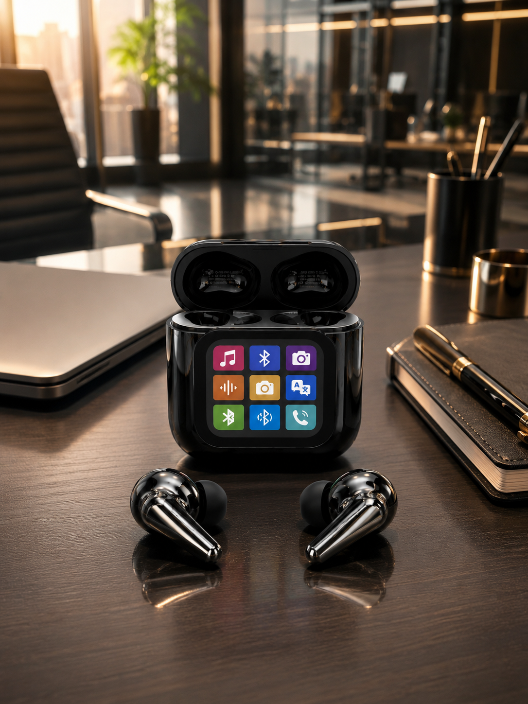 AI Bluetooth Kulaklık Akıllı Dokunmatik Kontrol Özellikli