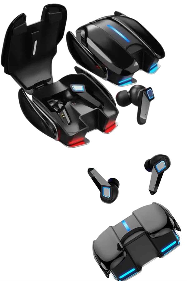 Oyuncu Kulaklığı Bluetooth Kulaklık Kablosuz RGB Işıklı Gamer Kulaklık Gürültü Önleyici