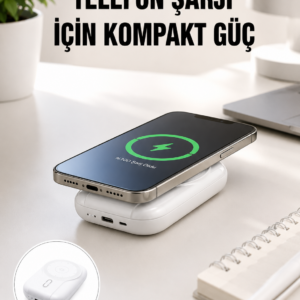 22.5W Süper Hızlı Şarjlı Çok Fonksiyonlu 10000 mAh Powerbank Yeni Nesil