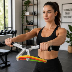 Direnç Bantlı Kol Göğüs Omuz Egzersiz Aleti Evde Fitness Seti
