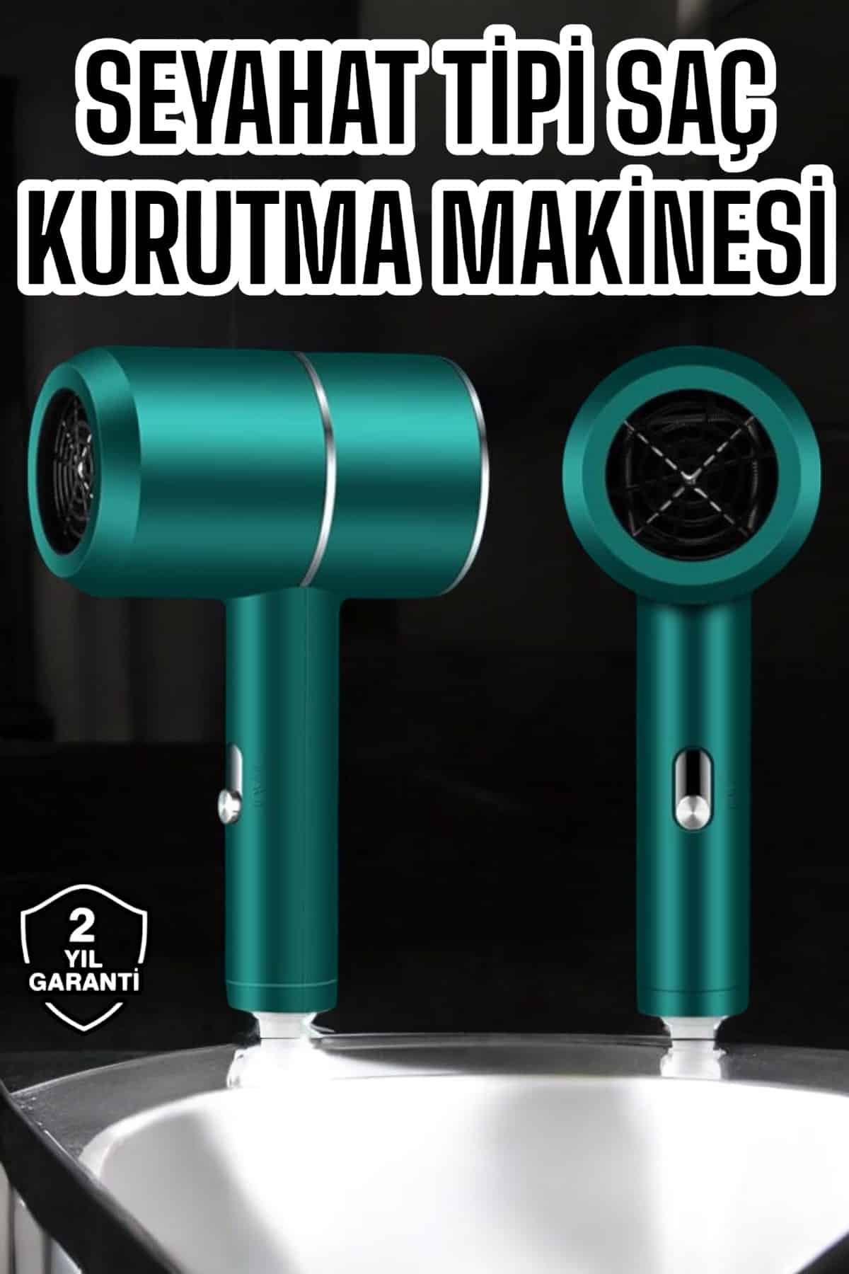Fön Makinesi Taşınabilir Seyahat Tipi Saç Kurutma Makinesi
