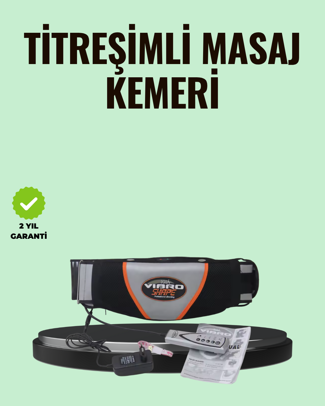 Geniş Bel Uyumluluğu Sunan Esnek Vücut Masaj Kemeri