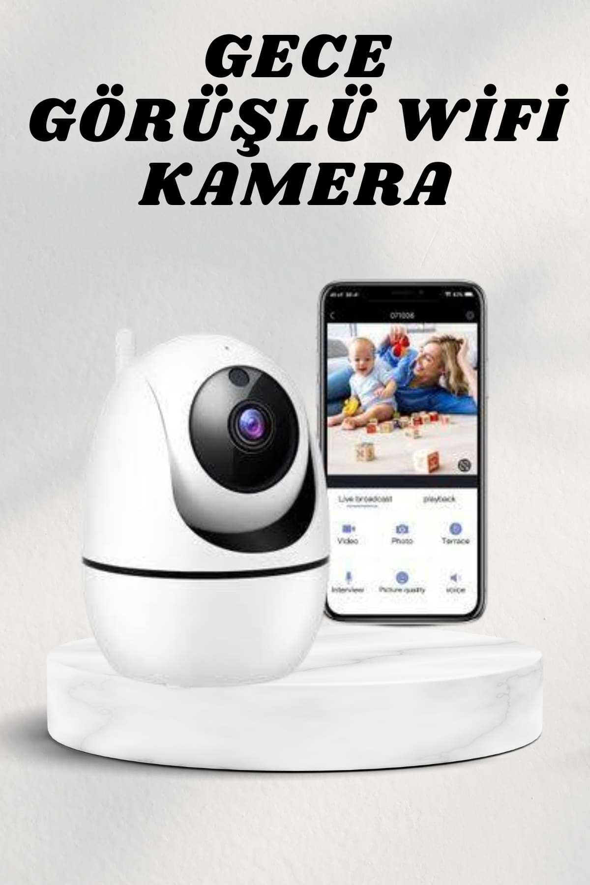 Kablosuz Wifi Güvenlik Kamerası Wifi Kamerası