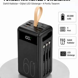 Güvenlik Korumalı Hızlı Şarj Özellikli Powerbank Yeni Nesil