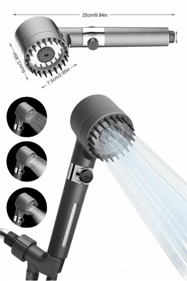 Yeni Masaj Etkili Nesil Filtreli Duş Başlığı Fıskiyesi Duş Banyo