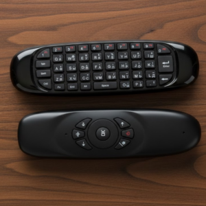Çift Taraflı Hava Mouse Kablosuz Klavye ve Uzaktan Kumanda