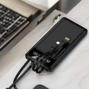 Powerbank 20.000 Mah LCD Ekran USB Lightning Type-C Uyumlu İOS ve Android