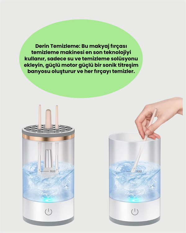 Sonik Titreşimli Fırça Temizleme Makinesi