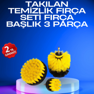 Profesyonel Matkap Ucu Temizlik Fırçası 3’lü Set