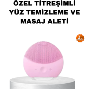 Silikon Yüz Temizleme ve Masaj Aleti – Su Geçirmez, Taşınabilir ve Cilt Dostu