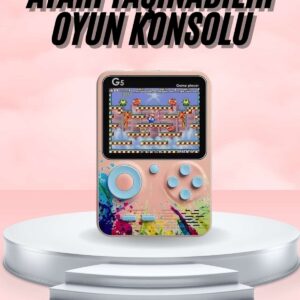 3.5 İnç Klasik Retro LCD Ekran 500 Oyunlu Oyun Konsolu Taşınabilir