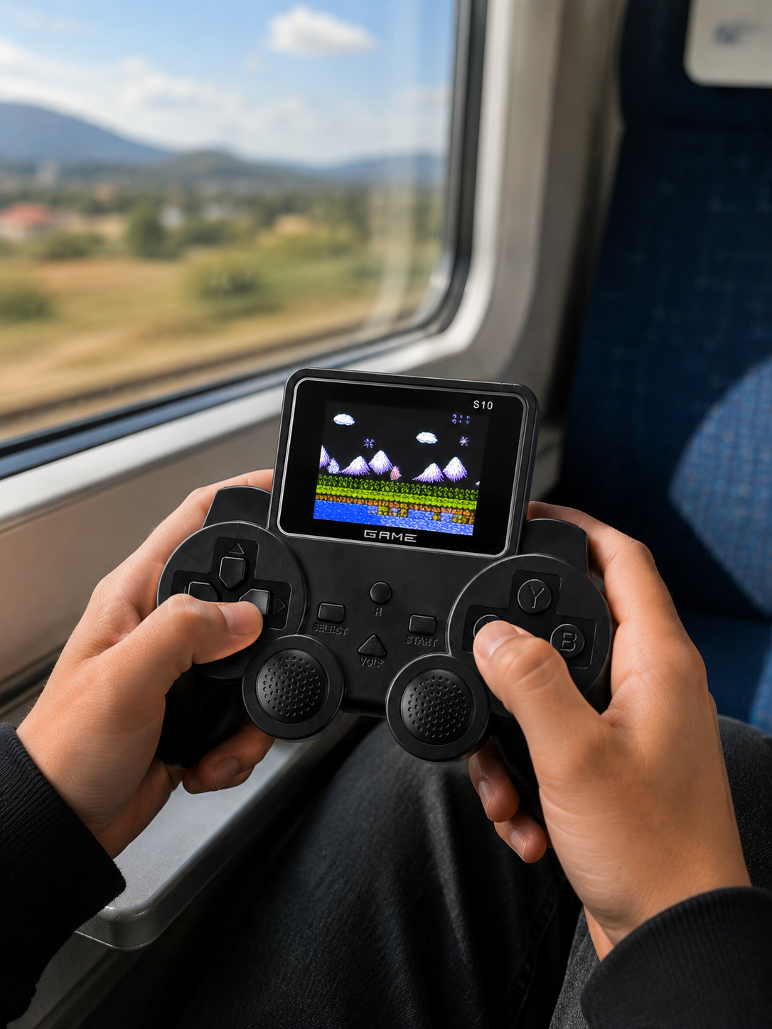 Şarjlı Retro Gamepad Oyun Konsolu 520 Oyunlu TV Çıkışlı El Konsolu