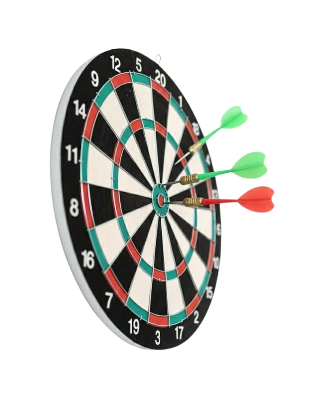 15 İnç Büyük Boy Dart Tahtası Ev Oyun Seti 4 Adet Metal Uç Oklu