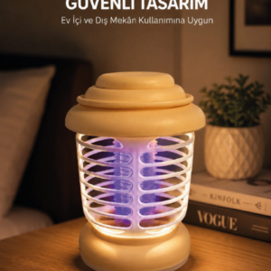 360° Koruma Izgaralı LED Sinek Kovucu Aydınlatma Lambası