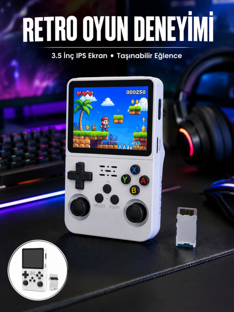 Retro El Konsolu – Gelişmiş Donanım ve Özelleştirilebilir Yazılım Yapısı Yeni Nesil