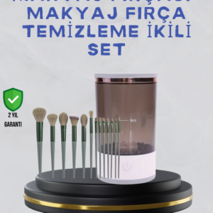 Makyaj Fırçası ve Elektrikli Fırça Temizleyici Kampanya Paketi
