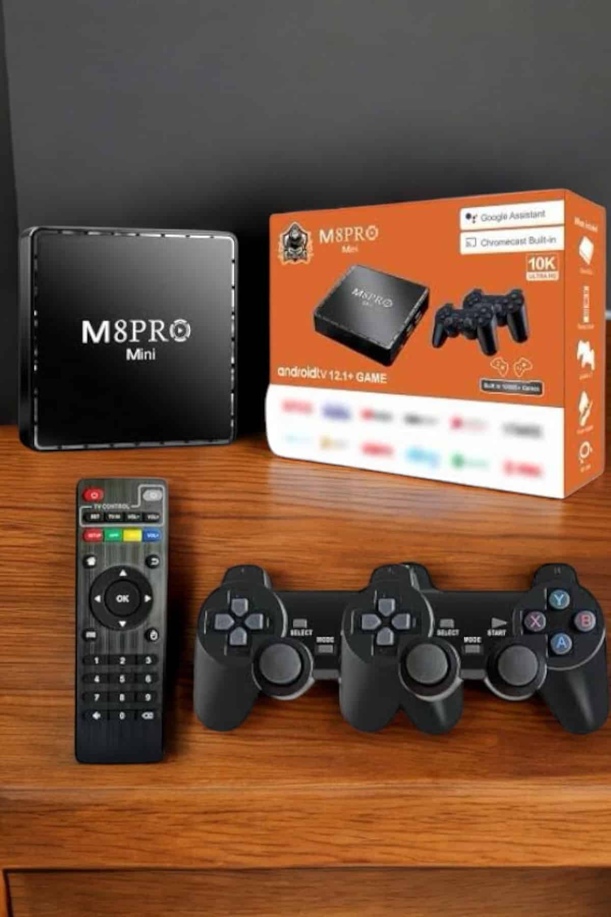 TV Game Box Netflix Youtube 1000 Oyunlu Android Oyun Konsolu Kumandalı