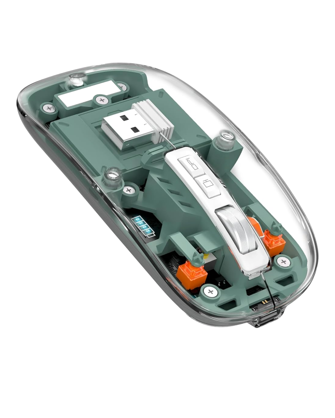 Pilli Kablosuz Mouse Bluetooth ve USB Uyumlu Sessiz Tıklama Yeni Nesil