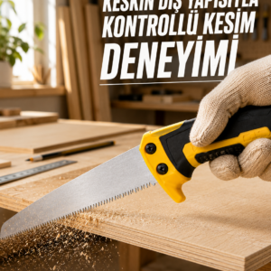 Düz Bıçaklı Budama Testeresi Kılıflı Güvenli Tasarım
