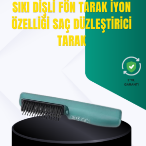 Taşınabilir Saç Düzleştirici Tarak – Termostat Kontrollü