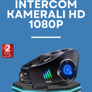 Q28 Kask Kulaklık 1080P HD Kamera – Bluetooth 5.3, Su Geçirmez, Gürültü Azaltma