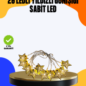 Yıldız Led Işık 5 Metre Dekoratif Aydınlatma Günışığı