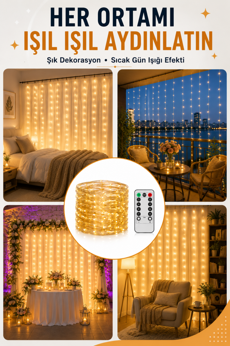 Enerji Tasarruflu 3x3 LED Işık – Parti, Yılbaşı ve Organizasyon Yeni Nesil
