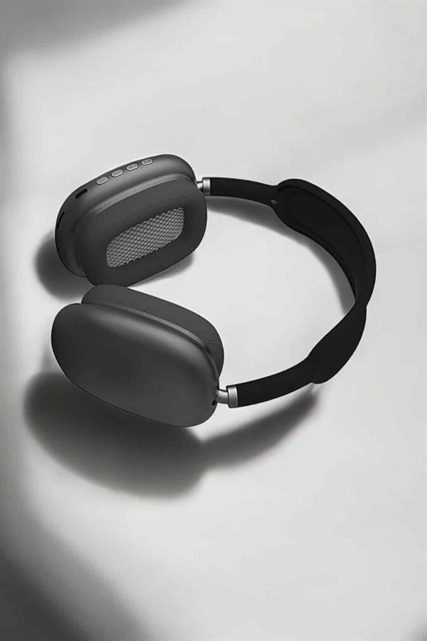 P9 Plus Hi-fi Ses Kalitesi Ayarlanabilir Mikrofonlu Bluetooth Kulaklık Siyah
