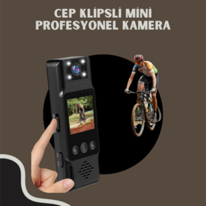 WiFi Özellikli Taşınabilir Kamera – 1.3” TFT Ekran, 3MP Fotoğraf, 128GB Kart Desteği