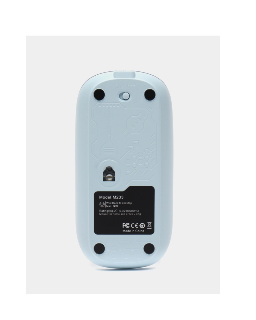 Bluetooth 5.2 Destekli Mavi Pilli Kablosuz Mouse Yeni Nesil