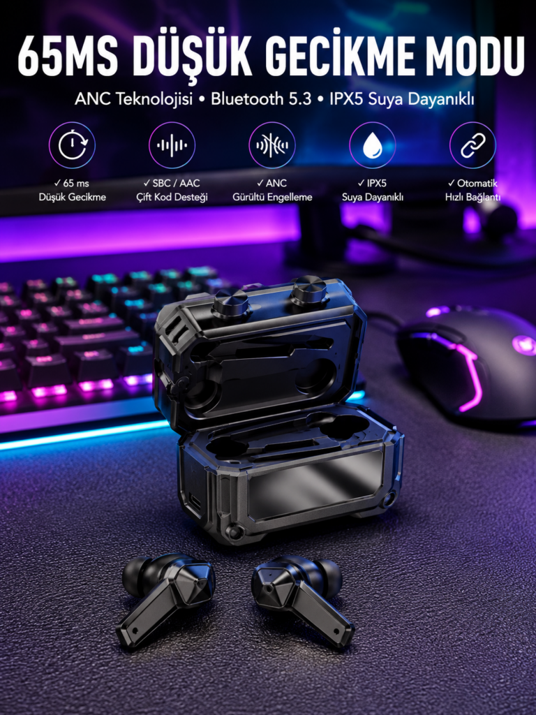 Oyuncu Kulaklığı Yeni Nesil Gamer Kulaklık Gürültü Önleyici