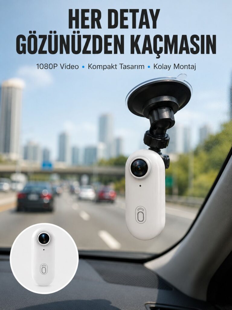 Şarj Edilebilir Uzun Ömürlü Mini Spor Kamera Full HD Yeni Nesil