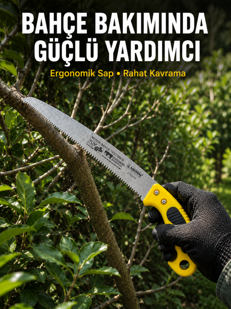Profesyonel Bahçe Bıçkısı Ergonomik Saplı Kesim Aleti