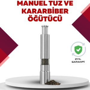 Hafif ve Kompakt, Taşınabilir Baharat Öğütücü - Mutfak ve Masa için