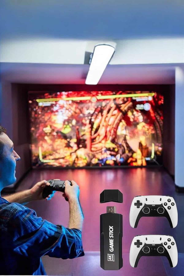 Joystick Çift Kollu Oyun Kolu Retro Oyun Yüksek Çözünürlüklü 3D Game Yeni Nesil