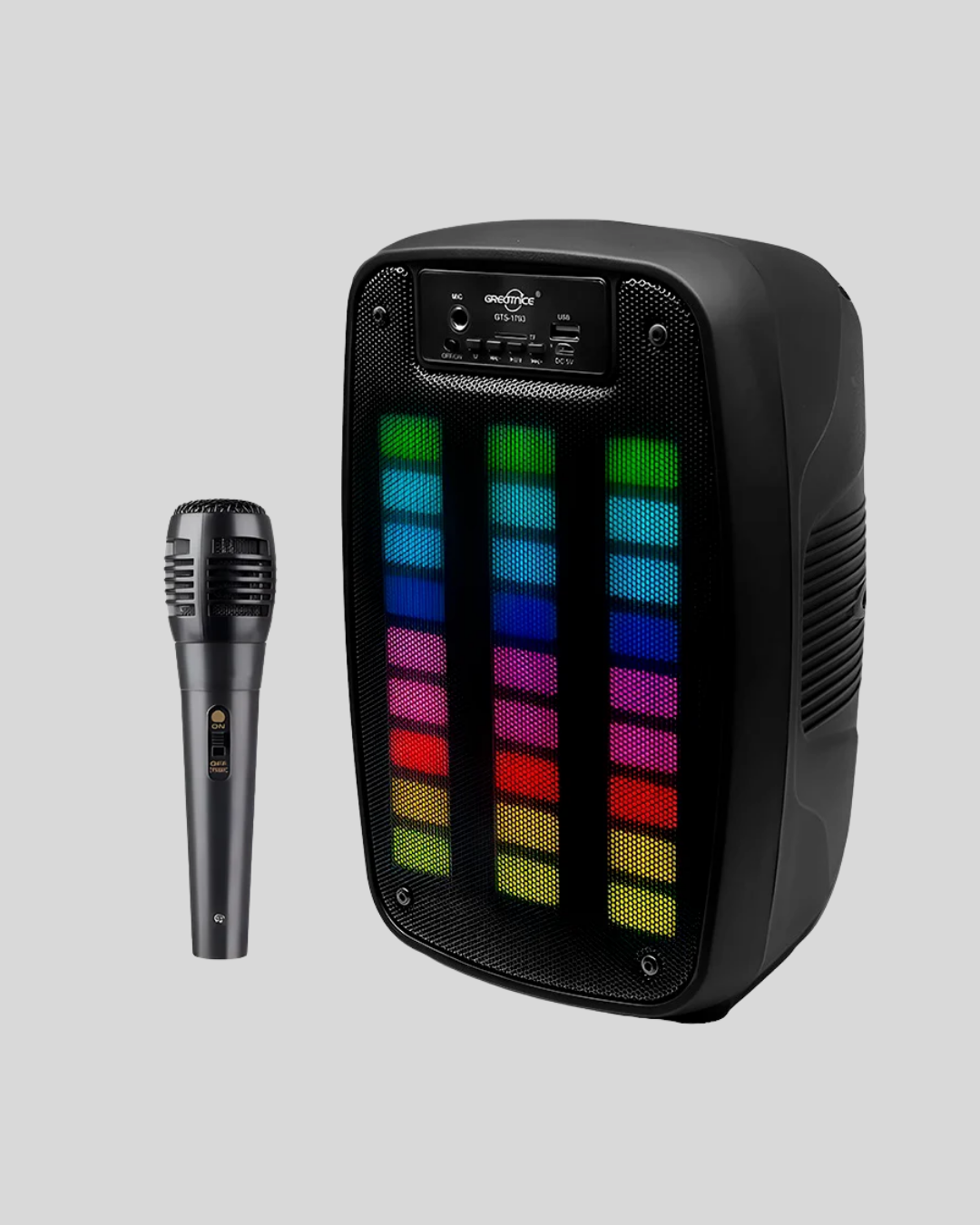 GTS 1793 Işıklı 6.5 İnç Kablosuz Hoparlör Bluetooth, USB ve FM Özellikli