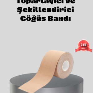 Suya Dayanıklı Görünmez Göğüs Bandı – Pamuklu ve Esnek Destek Bandı