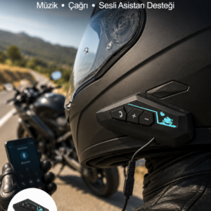 Kask Kulaklık Bluetooth Motosiklet Kulaklık Intercom Su Geçirmez