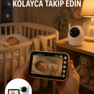 Gece Görüşlü Hareket Takipli Bebek Kamera Sistemi Yeni Nesil